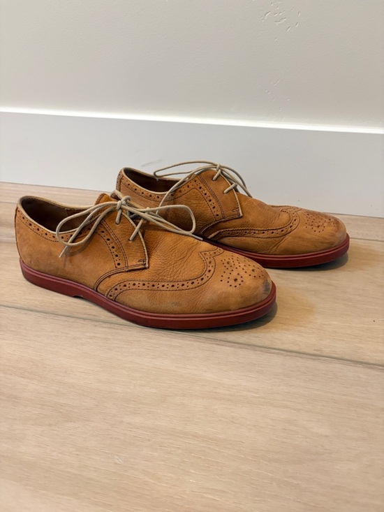 Polo Ralph Lauren Orrick Wing Tip Oxfords Brown Leather Shoes - Size 11.5D main image 7